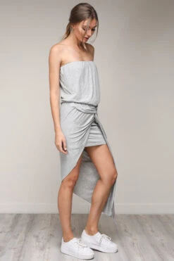 Grey Off Shoulder High-Low Maxi Dress -Hippie Vibe Tribe Shop 0 48db29cc 4624 49f5 bc82 8411936f8440 1