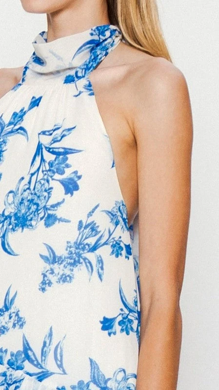 Chiffon Floral Maxi Dress 2 Chiffon Floral Maxi Dress - Image 2