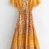 Bohemian Romantic Floral Dress