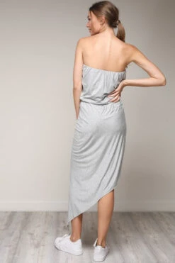 Grey Off Shoulder High-Low Maxi Dress -Hippie Vibe Tribe Shop 0 b39a632d 9a1a 4cb6 8ab0 a16c47f3f284 1