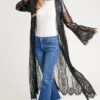 Black Body Lace Cardigan