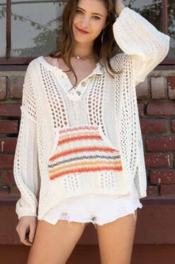 Rainbow Bohemian Sweater