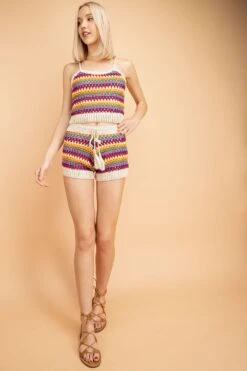 Striped Crochet Shorts Set -Hippie Vibe Tribe Shop 10199714 587ccd46 b5e7 4d24 91f8 a91bf01fe7be