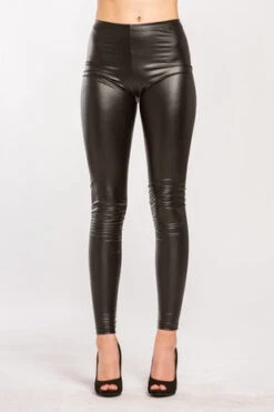 Vegan Leather Leggings
