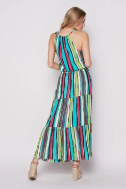 Turquoise Multi-Colored Halter Maxi Dress -Hippie Vibe Tribe Shop 10866064 110d0cf9 b400 44f8 9460 eb186b6b5e02