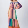 Multi-Color Patched Maxi Dress
