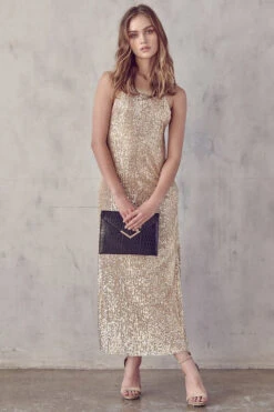 Gold Sequin Halter Maxi Dress -Hippie Vibe Tribe Shop 11193425 6b4d10de 9506 43a6 b360 93bf8109c5c3