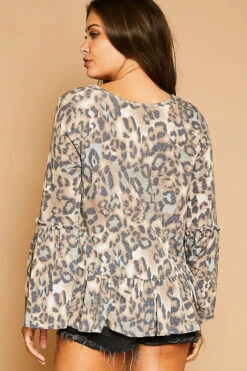 Leopard Frill Knit Top -Hippie Vibe Tribe Shop 11253148 1bc69f0c 611d 4973 adde d13e391834cf