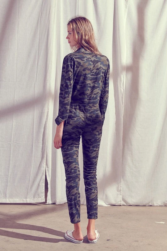 Camo Collared Jumpsuit 3 Camo Collared Jumpsuit - Image 3
