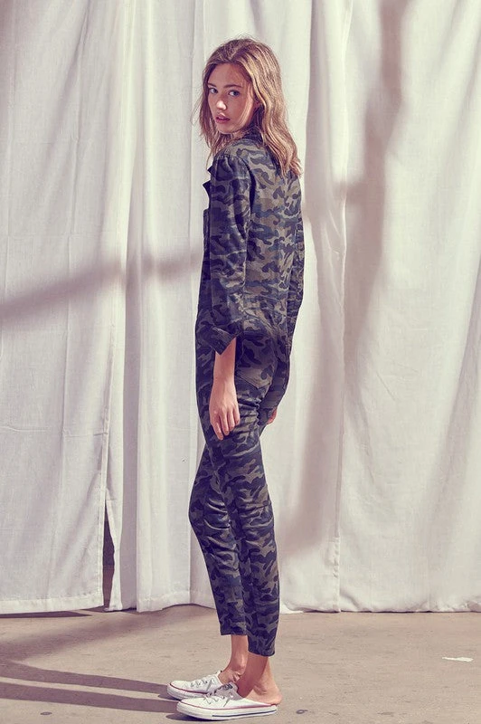 Camo Collared Jumpsuit 4 Camo Collared Jumpsuit - Image 4