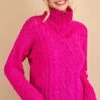 Winter Magenta Sweater