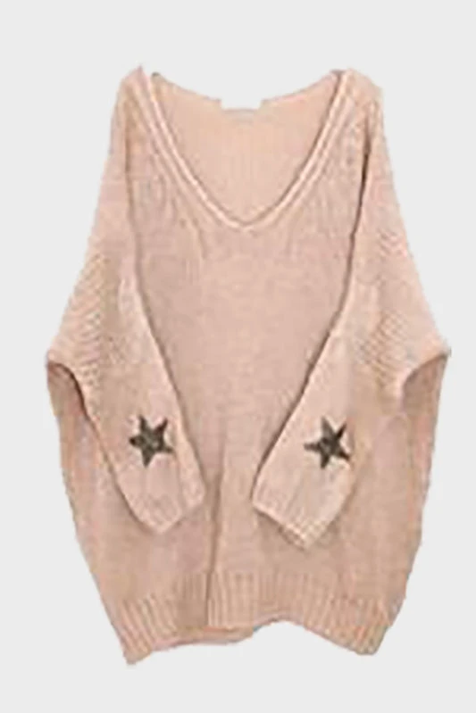 Rose Colored Star Cashmere Knit Sweater 2 Rose Colored Star Cashmere Knit Sweater - Image 2