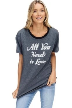 "All You Need Is Love" Grey T-Shirt