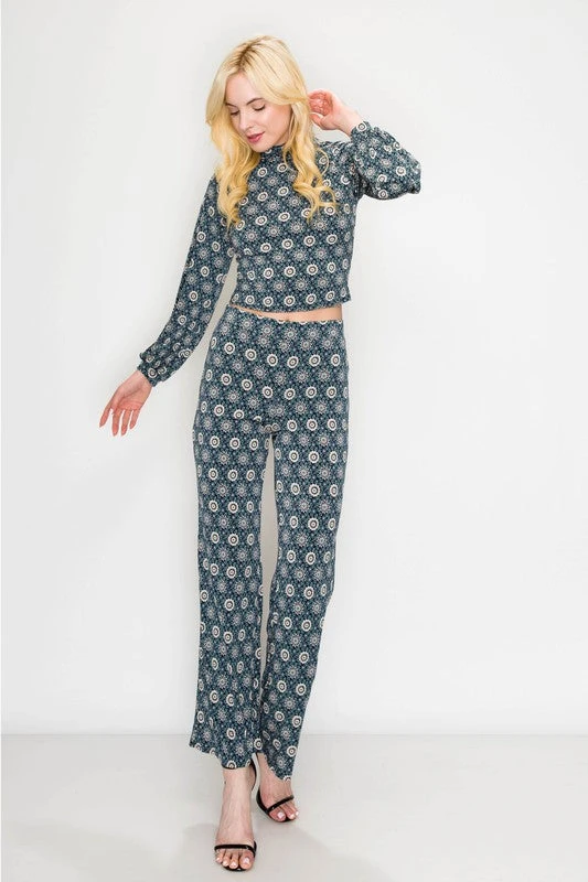 Bohemian Navy Floral Fashion Set 2 Bohemian Navy Floral Fashion Set - Image 2