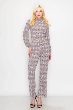 Bohemian Ivory Floral Fashion Set