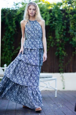 Navy Blue Tie Back Tiered Maxi Dress 10 Navy Blue Tie Back Tiered Maxi Dress -Hippie Vibe Tribe Shop 12147844 4e0921f3 5102 44a4 82b3 97244e9fcc64