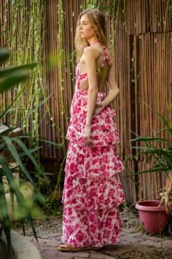 Floral Tiered Maxi Dress -Hippie Vibe Tribe Shop 12391566 86fdcbe6 7c81 4b08 998b 083723bc420c