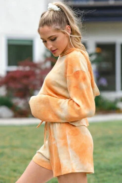 Tie-Dye Hoodie Top And Short Set -Hippie Vibe Tribe Shop 12506596 14017136 cc59 400a 86d9 0c05c679097b