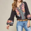 "Eye Catcher" Bohemian Embroidered Top