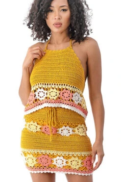 Mustard Yellow Crochet Halter & Skirt Set -Hippie Vibe Tribe Shop 12627830 2854b38d 9abb 453f a76b c59d89f409c0 1