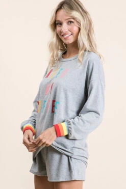 "I NEED COFFEE" Rainbow Rimmed Loungewear Set -Hippie Vibe Tribe Shop 12694546 eff2d06b c7e8 4556 a9ab 2babdbbfd424