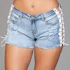 Side Lace-Up Shorts