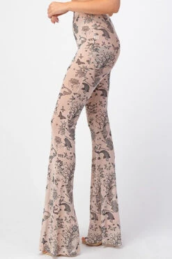 Multi Tattoo Printed Mesh Flared Hippie Pants -Hippie Vibe Tribe Shop 13011812 2b52d17b 97ae 4295 a404 da31205efb62