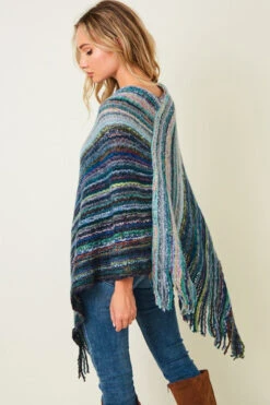 Blue Fluffy Yarn Poncho -Hippie Vibe Tribe Shop 13043393 a047ba04 3257 4bb8 a4b9 89984b45d5d3 2
