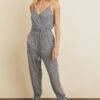 SUMMER Navy Striped Jumpsuit