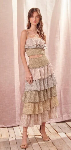 Bohemian Girl Floral 2-Piece Set