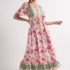Spring Floral Maxi Dress