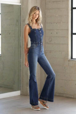 Flare Denim Jumpsuit -Hippie Vibe Tribe Shop 14089294 1 a65472a8 8b5a 47be bc4c 78e1e846b6c0