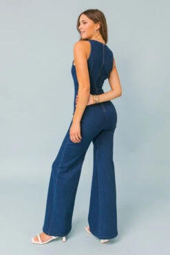 Indigo Denim Sleeveless Jumpsuit. -Hippie Vibe Tribe Shop 14242321 0a6ddcae 2b59 49d1 b889 cc2304abaaf8