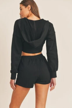 Black Hook Jacket And Zipper Short Set -Hippie Vibe Tribe Shop 14338154 39b30a5e 135c 4626 8162 7bceb3298a50