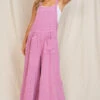 Light Pink Effortless Overalls