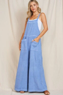 Baby Blue Effortless Overalls