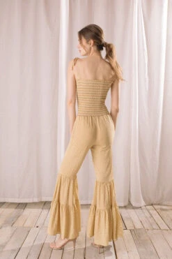 Hippie Yellow Wide Leg Floral Jumpsuit -Hippie Vibe Tribe Shop 14456256 811ef4f5 ce68 49f3 978c 1a58a08f5384