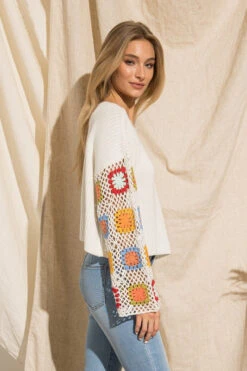 Crochet Sleeve Sweater -Hippie Vibe Tribe Shop 14465188 ca99ce91 ceaf 4908 af45 ba20fd457e79