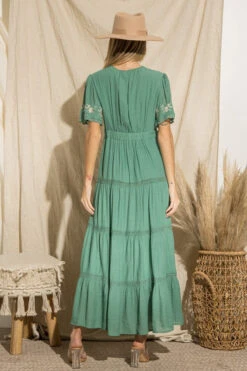 TEAL FLORAL BOHO-CHICEmbroidered Maxi Dress -Hippie Vibe Tribe Shop 14615562 372ea659 1cb2 496d a60e b9a69b8964d3