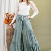 Mint Swingy Wide Leg Pant