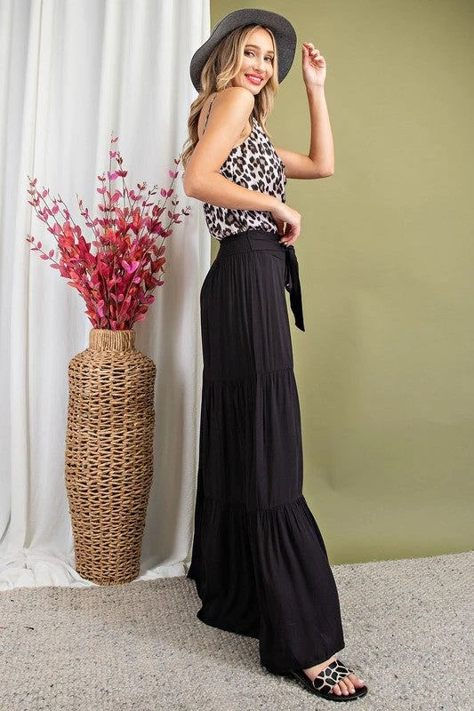 Black Swingy Wide Leg Pant 2 Black Swingy Wide Leg Pant - Image 2