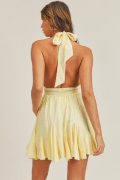 Yellow Plaid Halter Cut-Out Midi Dress -Hippie Vibe Tribe Shop 14690853 494c3596 3ba5 4d0b 97b1 6ecfccbc6358