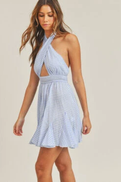 Plaid Halter Cut-Out Midi Dress -Hippie Vibe Tribe Shop 14690853 e2112389 abb0 4a9c b138 500996a5efa1