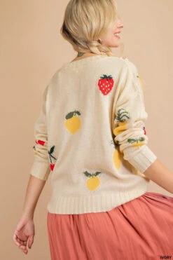 Fruit Jacquard Sweater -Hippie Vibe Tribe Shop 14712461 3f6f4915 a93a 4dbb a1fc 5ef007e2dc82