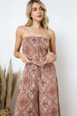 Bandeau Smocked Crop Top And Palazzo Pant Set -Hippie Vibe Tribe Shop 14740053 8c3d4f89 37ff 4226 9516 b196d5ea6041