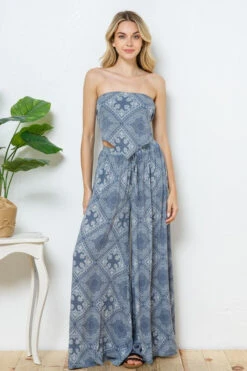 Bandeau Smocked Crop Top And Palazzo Pant Set -Hippie Vibe Tribe Shop 14740053 d09b3517 f49e 41a9 a0ef fa0fe2d50d32