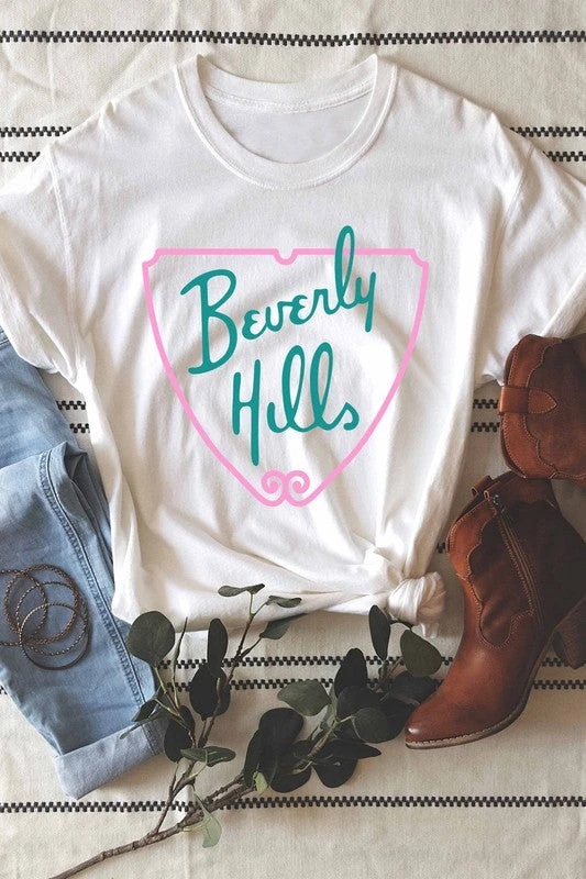Vintage Inspired Beverly Hills T-Shirt 2 Vintage Inspired Beverly Hills T-Shirt - Image 2