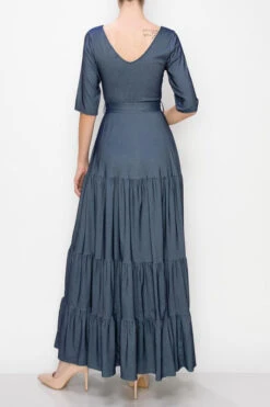 Stretch Denim Tiered Maxi -Hippie Vibe Tribe Shop 15226119 244db1bc 733e 4c52 882f 548af56095d3