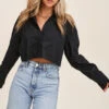 Long Sleeve Crop Top
