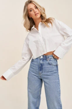 Everyday Crop Tailored Blouse -Hippie Vibe Tribe Shop 15256036 b9e10061 cfb8 48ad 917b 499a55bd1c55